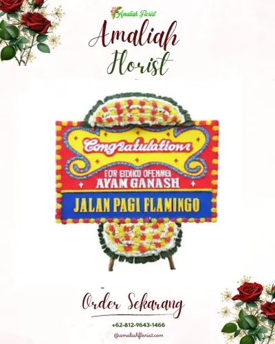 Bunga Papan Congratulation di Karangdowo